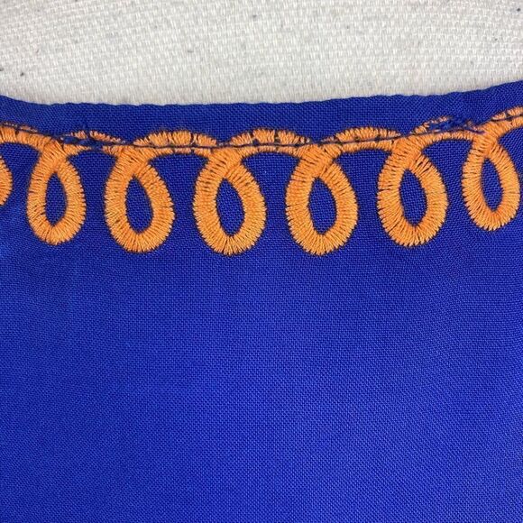 Savanna Jane vintage boho lined embroidered dress w/pockets vintage - Picture 8 of 11